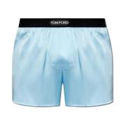 Zijden shorts Tom Ford , Blue , Heren