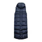 Dames Hooded Rits Gilet Canadian Classics , Blue , Dames