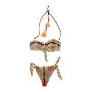 Kanten Dames Bikini Set F**k , Multicolor , Dames