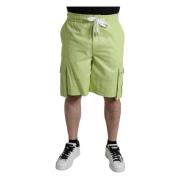 Stijlvolle Bermuda Cargo Shorts in Groen Dolce & Gabbana , Green , Her...