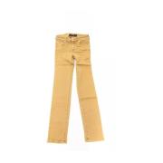 Beige Katoenen Damesjeans Vintage Stijl Jacob Cohën , Beige , Dames