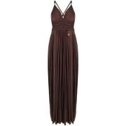 Party Dresses Elisabetta Franchi , Brown , Dames