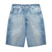 Denim shorts Maison Margiela , Blue , Heren