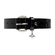 Leren riem Vivienne Westwood , Black , Dames