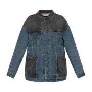 Oversized Denim Jas R13 , Blue , Dames