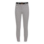 Slim-fit Trousers Elisabetta Franchi , White , Dames