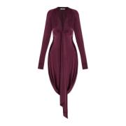 Jurk met lange mouwen Salvatore Ferragamo , Purple , Dames