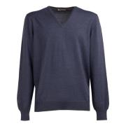 Stijlvolle Pullover Trui voor Mannen Gran Sasso , Blue , Heren