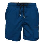 Zwembroek met Zak Comfortabele Stijl MC2 Saint Barth , Blue , Heren