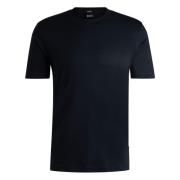 Donkerblauw Jersey Shirt Hugo Boss , Blue , Heren