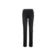 Dames Rits Knoop Jeans Liu Jo , Black , Dames