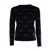 Stijlvolle Gebreide Collectie Balenciaga , Black , Dames