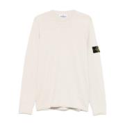 Beige Sweater Stijlvol Comfortabele Keuze Stone Island , Beige , Heren