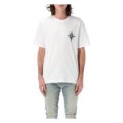 Starburst Tee Ivory Grafisch Logo Amiri , White , Heren