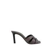 Paarse Strappy Sandalen Saint Laurent , Purple , Dames