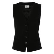 Zwart Gilet Vest 013 P.a.r.o.s.h. , Black , Dames