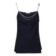 Blauwe Topkleding voor Vrouwen Paco Rabanne , Blue , Dames