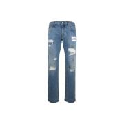 Heren Jeans met knoopsluiting Dolce & Gabbana , Blue , Heren