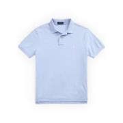 Slim-Fit Piqué Polo Gebreid Polo Ralph Lauren , Blue , Heren