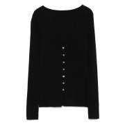 Zwarte Cardigan Trui P.a.r.o.s.h. , Black , Dames