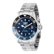 Pro Diver Kwarts Horloge Blauwe Wijzerplaat Invicta Watches , Gray , H...