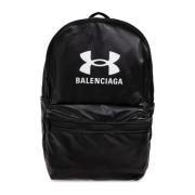 Rugzak met logo Balenciaga , Black , Heren