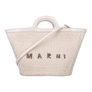 Tropicalia Kleine Schelp Handtas Marni , Beige , Dames