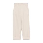 Beige Broek voor Vrouwen Max Mara , Beige , Dames