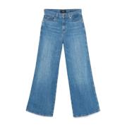 Indigo Fight Jeans met Verborgen Sluiting 7 For All Mankind , Blue , D...