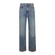 Bonnie Oil Blue Straight Jeans Haikure , Blue , Dames