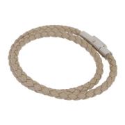 Kleurrijke Corda 2 Lussen Armband Tod's , Beige , Heren