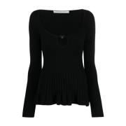 Zwarte Gebreide Top Philosophy di Lorenzo Serafini , Black , Dames