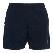 Blauwe Bermuda Shorts voor Mannen Stone Island , Blue , Heren