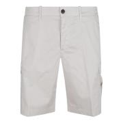 Bruine Bermuda Shorts voor Mannen Eleventy , White , Heren