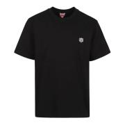 Zwart T-shirt met borduurwerk Kenzo , Black , Heren