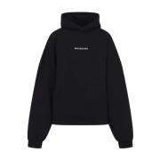 Cropped Hoodie Balenciaga , Black , Dames