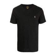 Zwart T-shirt met Polo Pony borduurwerk Polo Ralph Lauren , Black , He...