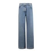 Wijde Pijp Denim Broek The Attico , Blue , Dames