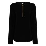 Top met iconische rits Stella McCartney , Black , Dames