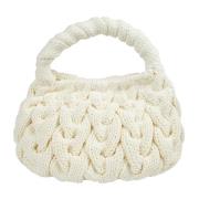 Stijlvolle Cable Knit Tas JW Anderson , Beige , Dames