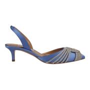 Slingback Sandalen Aquazzura , Blue , Dames