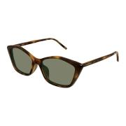 Zonnebril Saint Laurent , Brown , Dames