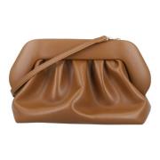 Karamel Vegan Stof Clutch Handtas THEMOIRè , Brown , Dames