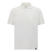 Hoogwaardig Piqué Polo Shirt Boggi Milano , White , Heren