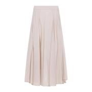 Neutrale Stijl Rok Dames Peserico , Beige , Dames