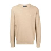 Beige Pullover Sweater Polo Ralph Lauren , Beige , Heren