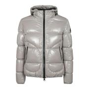 Glanzende Bomberjas Herno , Gray , Heren