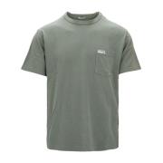 Heren Slip-On T-shirt met zak Fay , Green , Heren