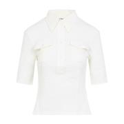 Witte T-shirt voor vrouwen Chloé , White , Dames