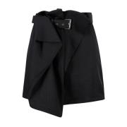 Fold Over Mini Rok JW Anderson , Black , Dames